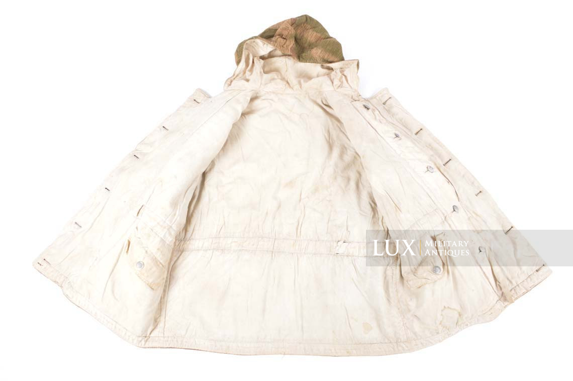 German Heer / Luftwaffe tan & water pattern reversible to white winter camouflage parka - photo 23