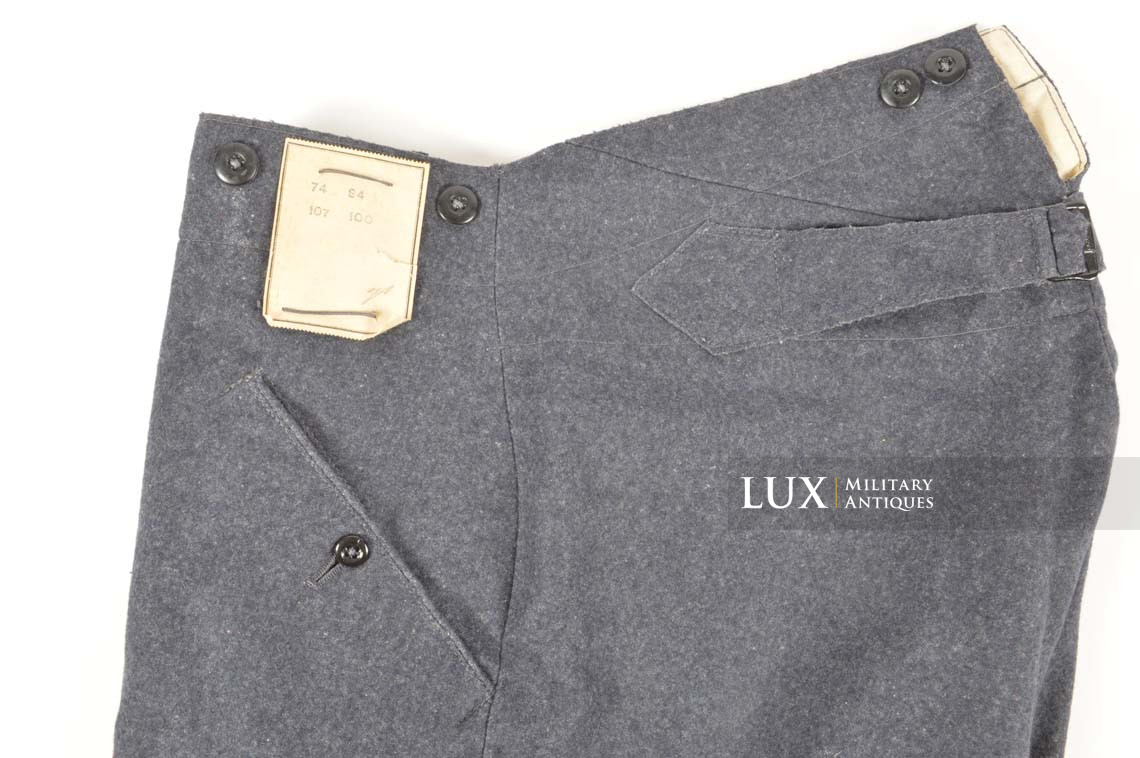 Pantalon M40 Luftwaffe fin de guerre, état neuf, « 1941 » - photo 8