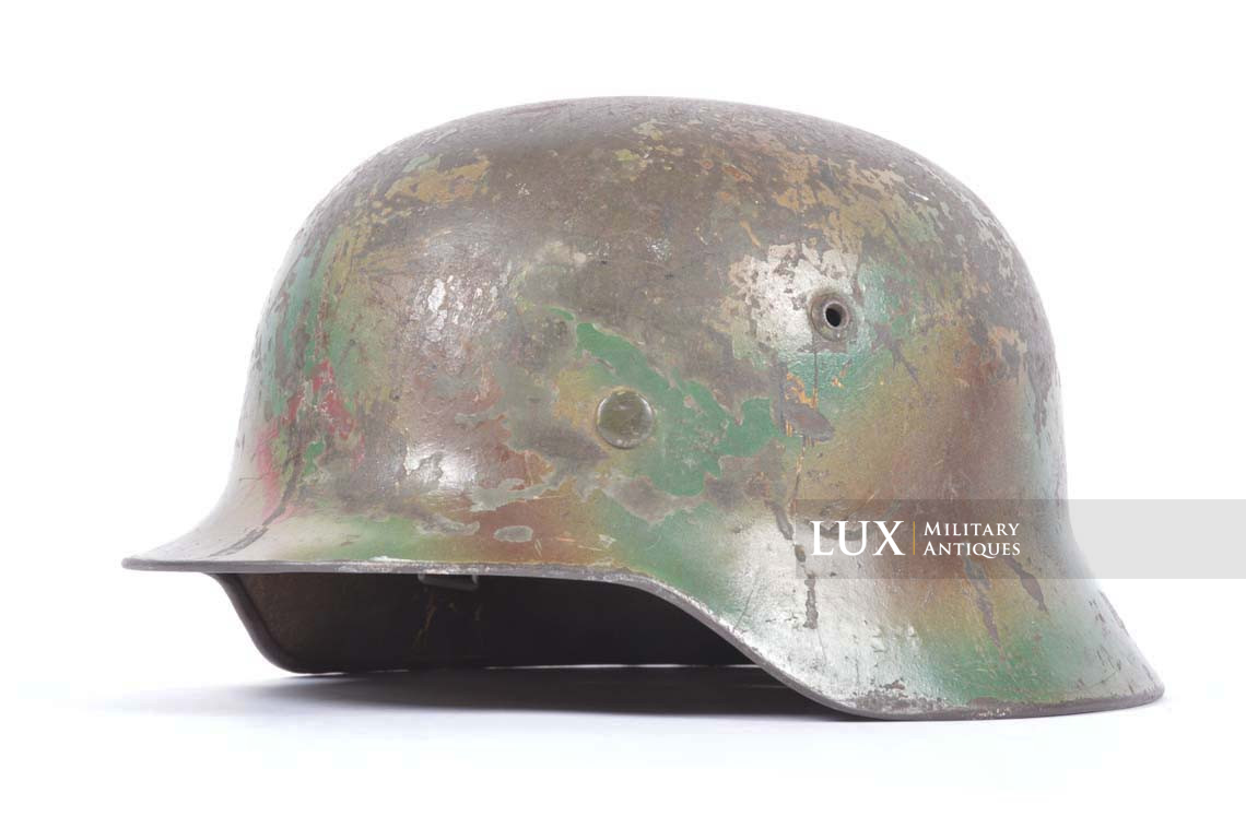 M35 Kriegsmarine three-tone spray camouflage combat helmet, « ET68 » - photo 7