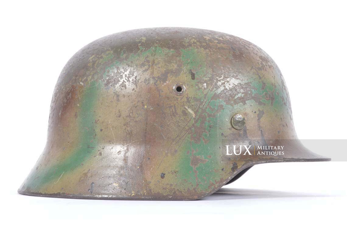 M35 Kriegsmarine three-tone spray camouflage combat helmet, « ET68 » - photo 10