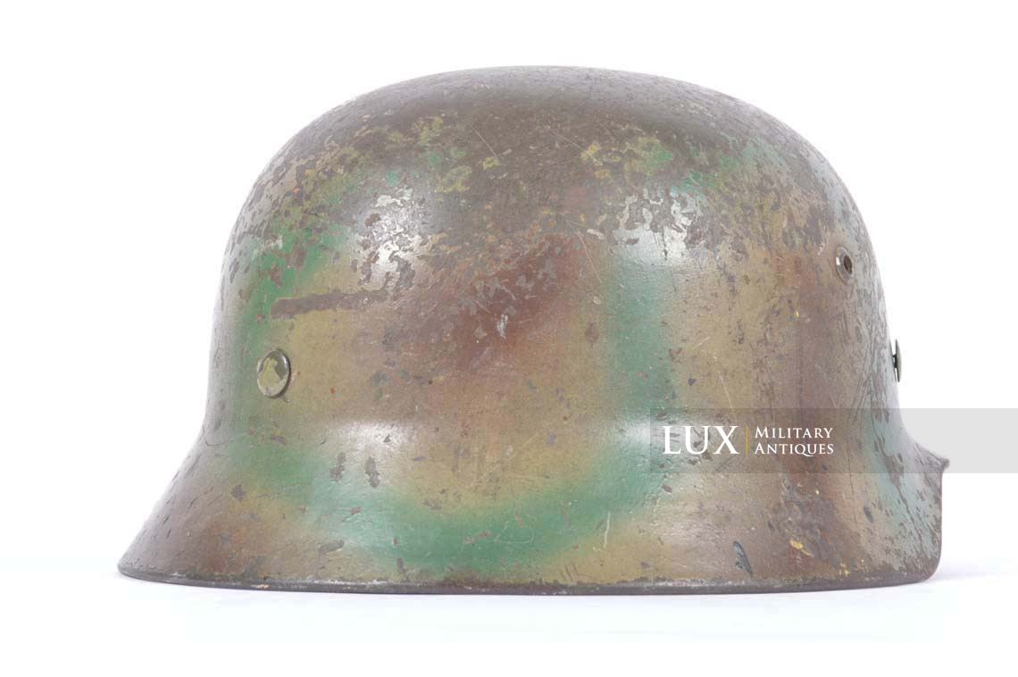 M35 Kriegsmarine three-tone spray camouflage combat helmet, « ET68 » - photo 11