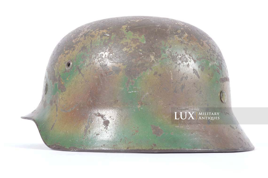 M35 Kriegsmarine three-tone spray camouflage combat helmet, « ET68 » - photo 13