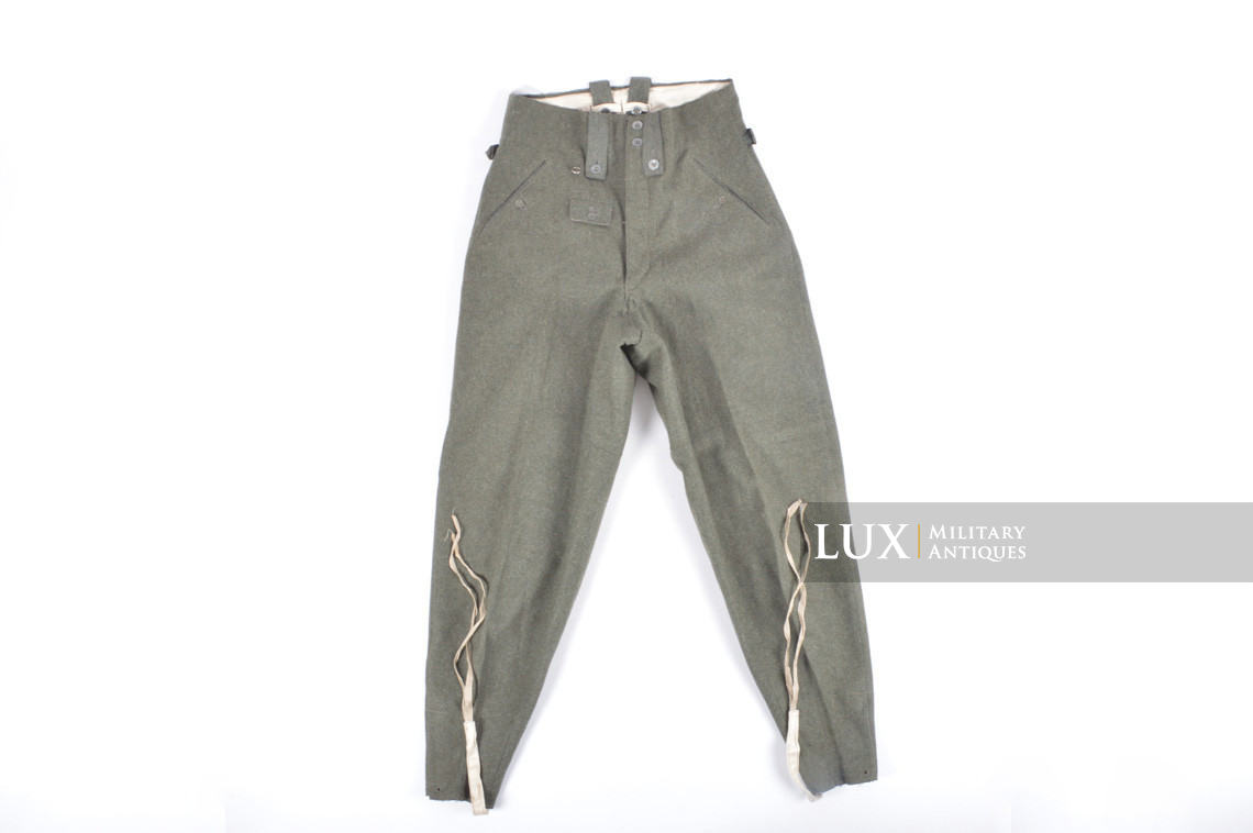 Heer / Waffen-SS M43 combat service trousers, « Keilhose » - photo 14