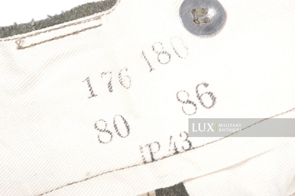Heer / Waffen-SS M43 combat service trousers, « Keilhose » - photo 19