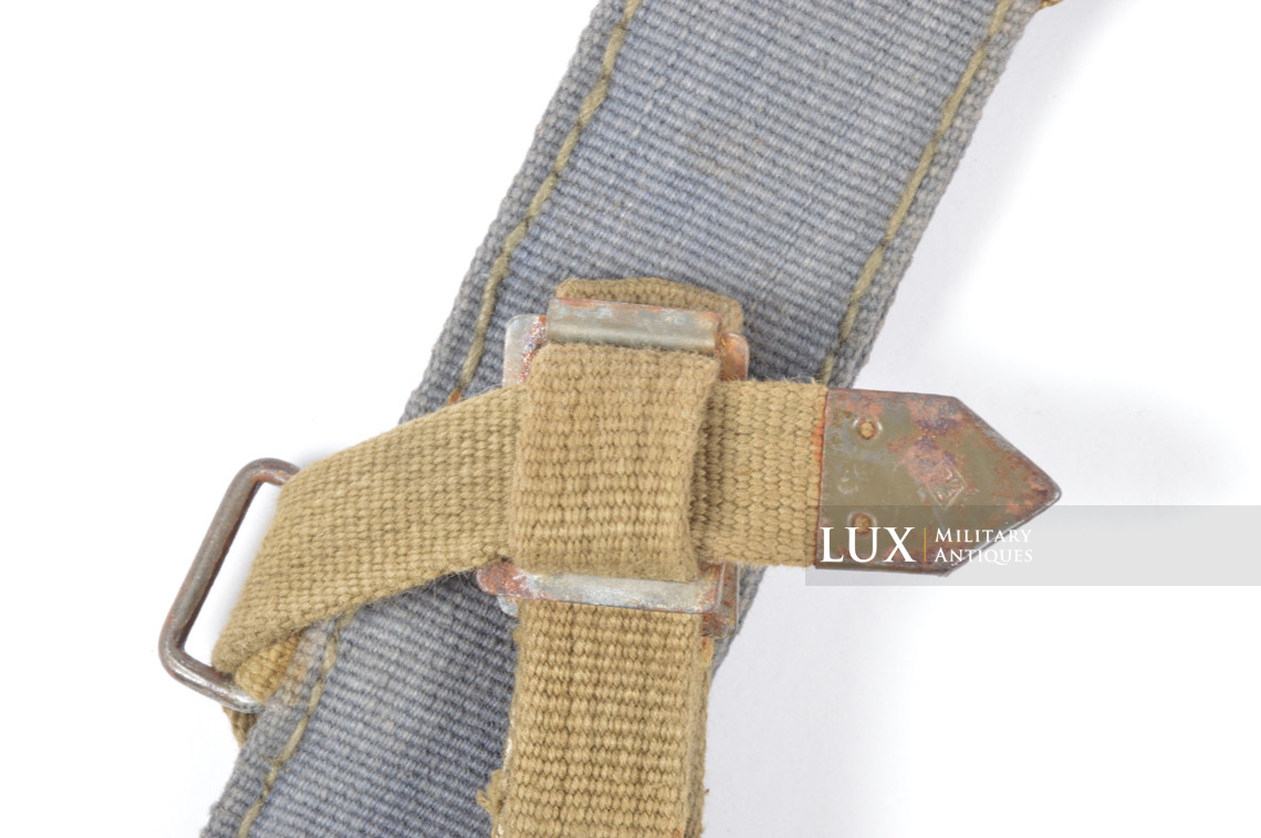 Rare paquetage d'assaut Luftwaffe tropical en web bleu, « Sturmgepack » - photo 9