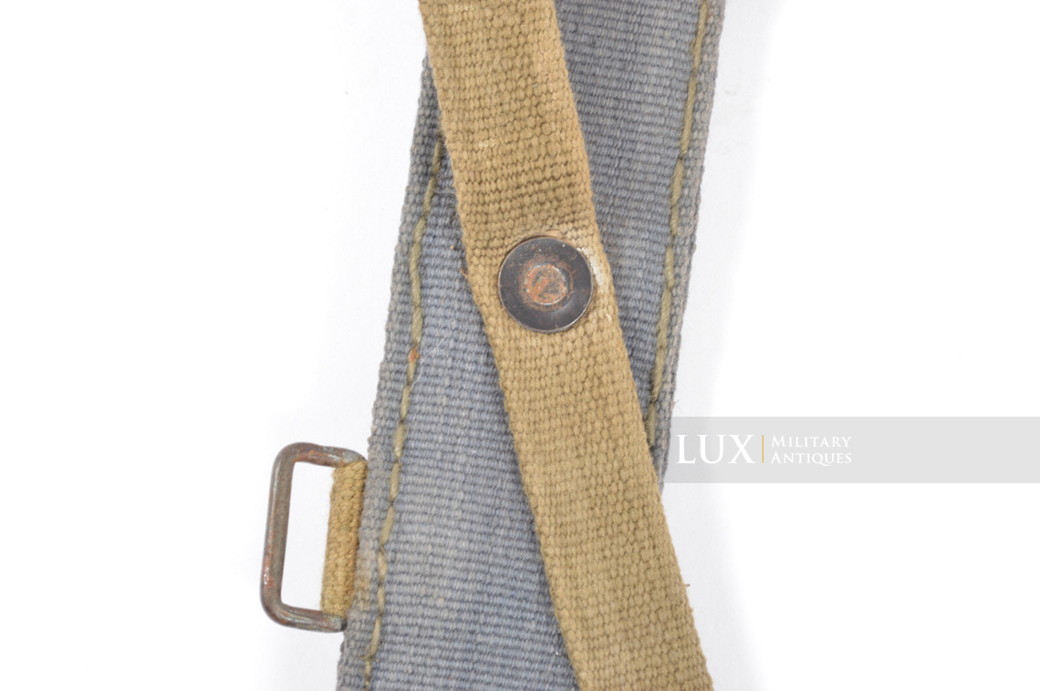 Rare paquetage d'assaut Luftwaffe tropical en web bleu, « Sturmgepack » - photo 17