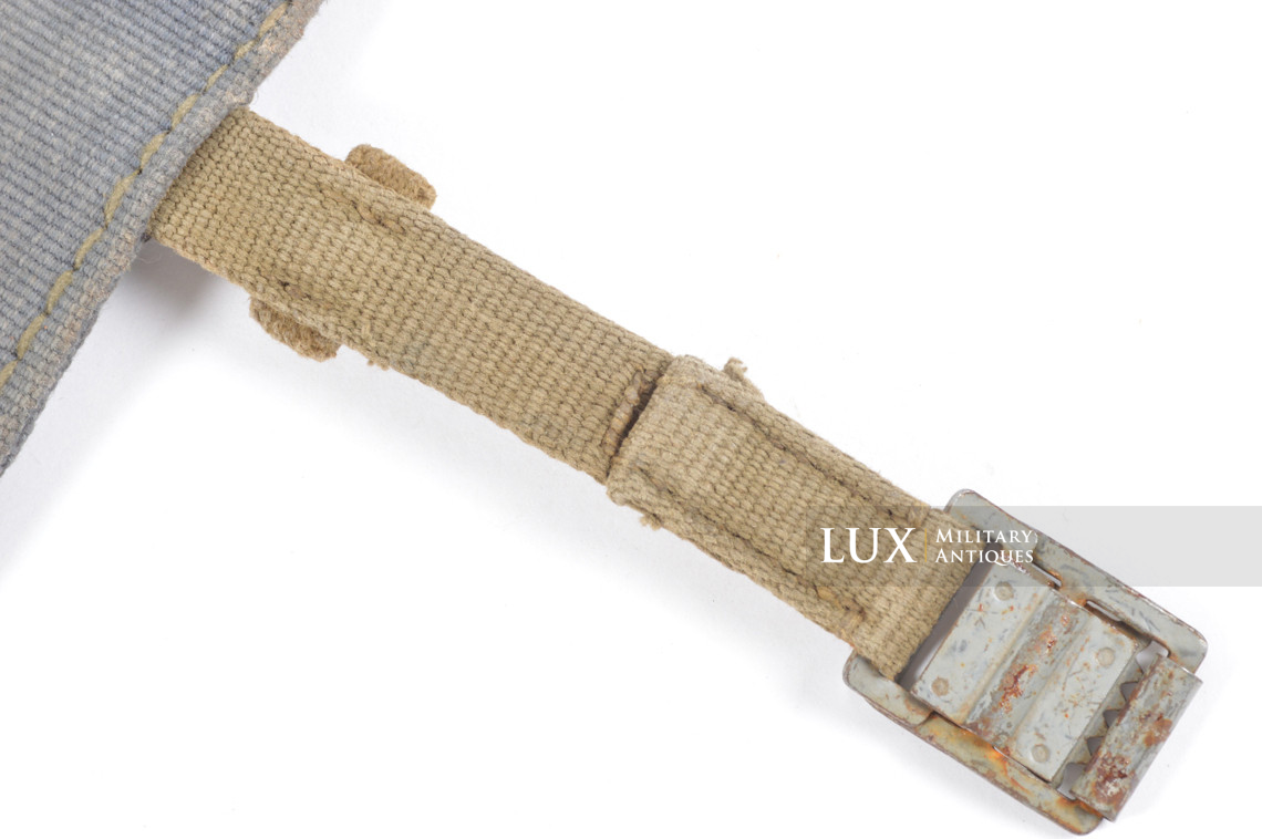 Rare paquetage d'assaut Luftwaffe tropical en web bleu, « Sturmgepack » - photo 19