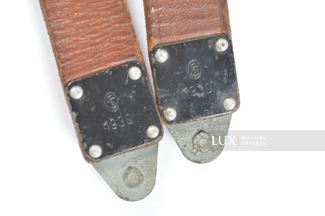 Early German field telephone carrying strap, « 1939 » - photo 8