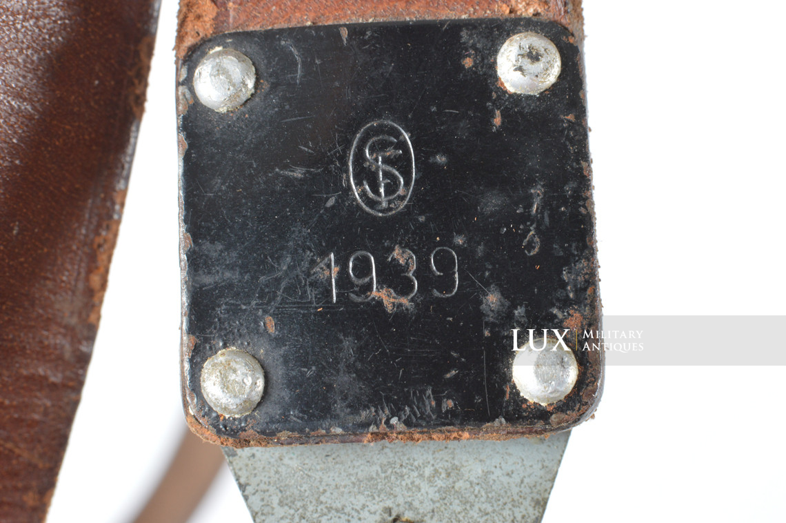 Early German field telephone carrying strap, « 1939 » - photo 10