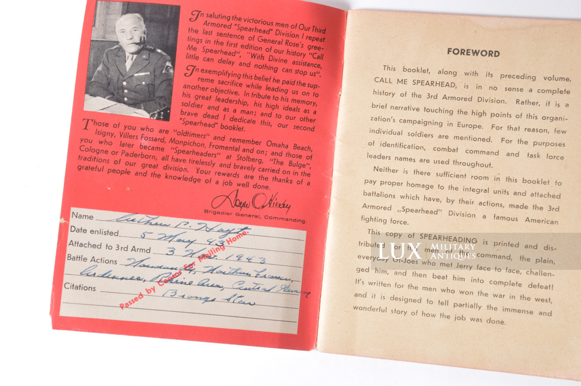 Livret historique de la 3rd Armored Division - photo 7