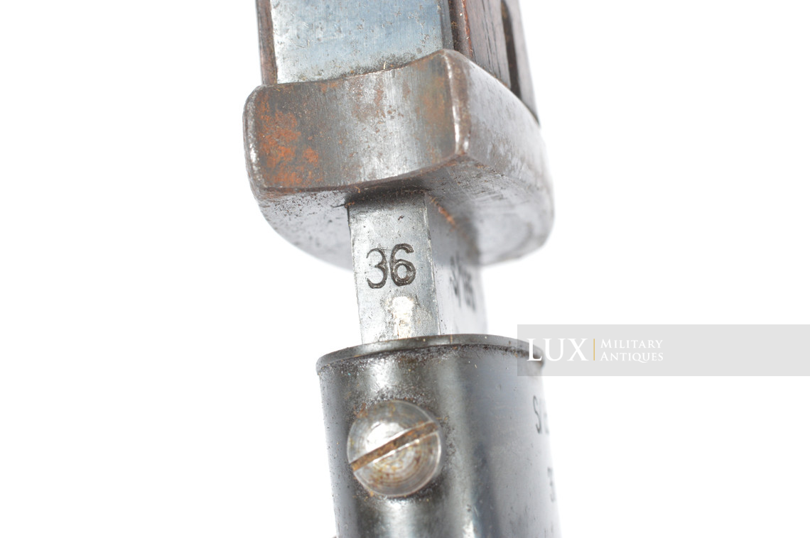 Baïonnette allemande 98k précoce, « 1936 / s 185 » - photo 22