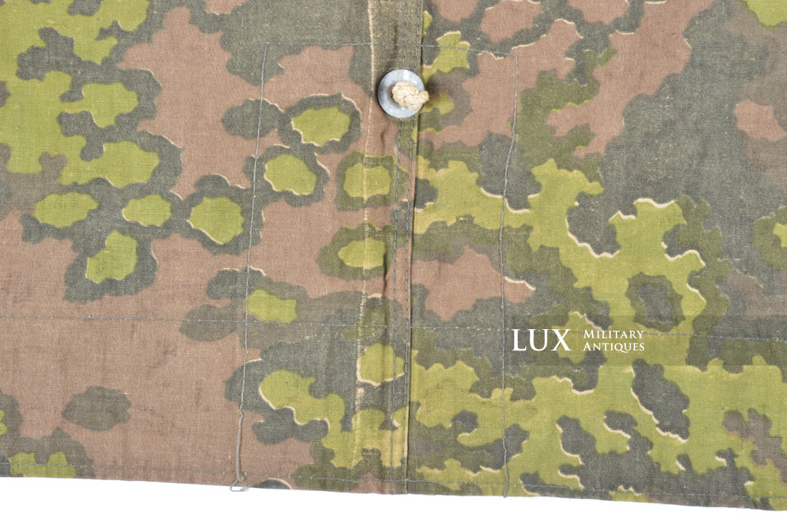 Toile de tente Waffen-SS fin de guerre en quatre parties, état neuf, « feuille de chêne » - photo 14