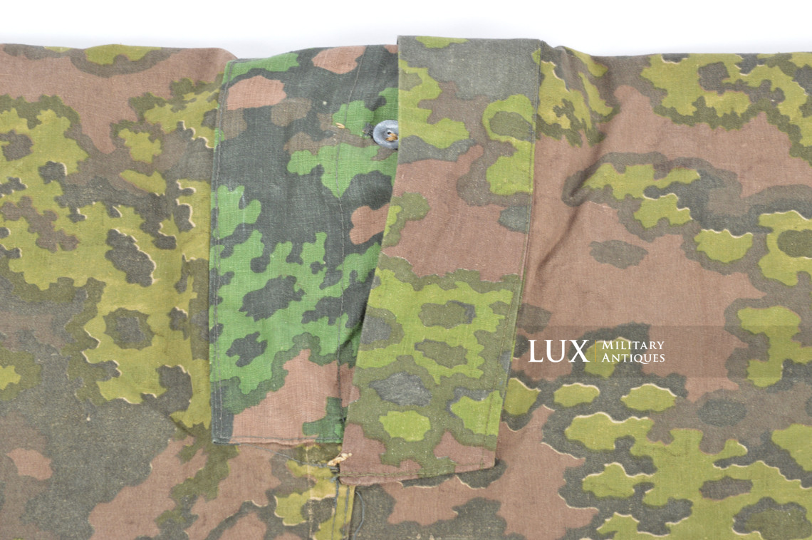 Toile de tente Waffen-SS fin de guerre en quatre parties, état neuf, « feuille de chêne » - photo 17