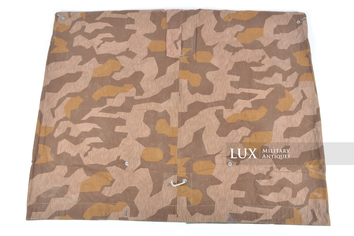 German Heer / Luftwaffe « BROWN » splinter camouflage shelter quarter/poncho, « 1939 » - photo 12