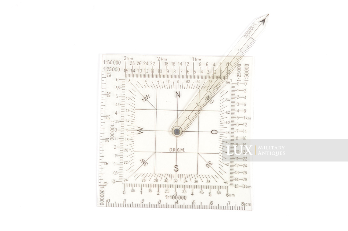 German map reading instrument, « Die Marschzahl-Uhr »  - photo 13