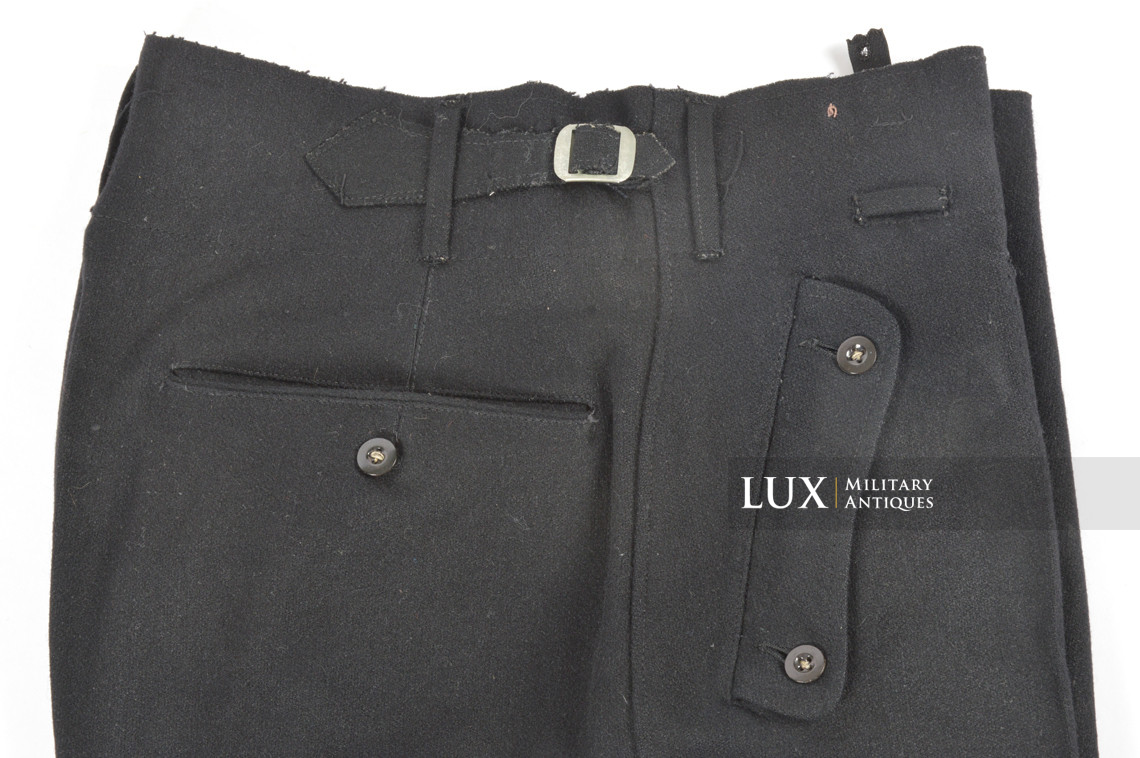 Rare pantalon Waffen-SS noir Panzer - Lux Military Antiques - photo 14