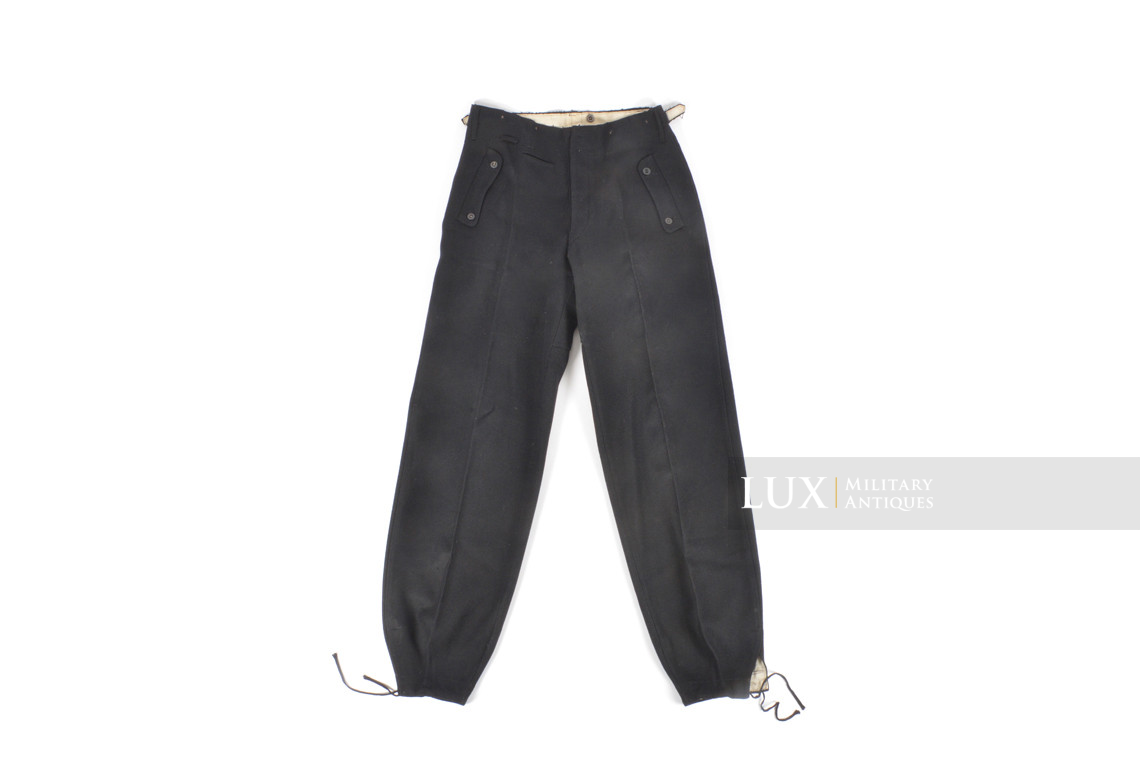 Rare pantalon Waffen-SS noir Panzer - Lux Military Antiques - photo 20