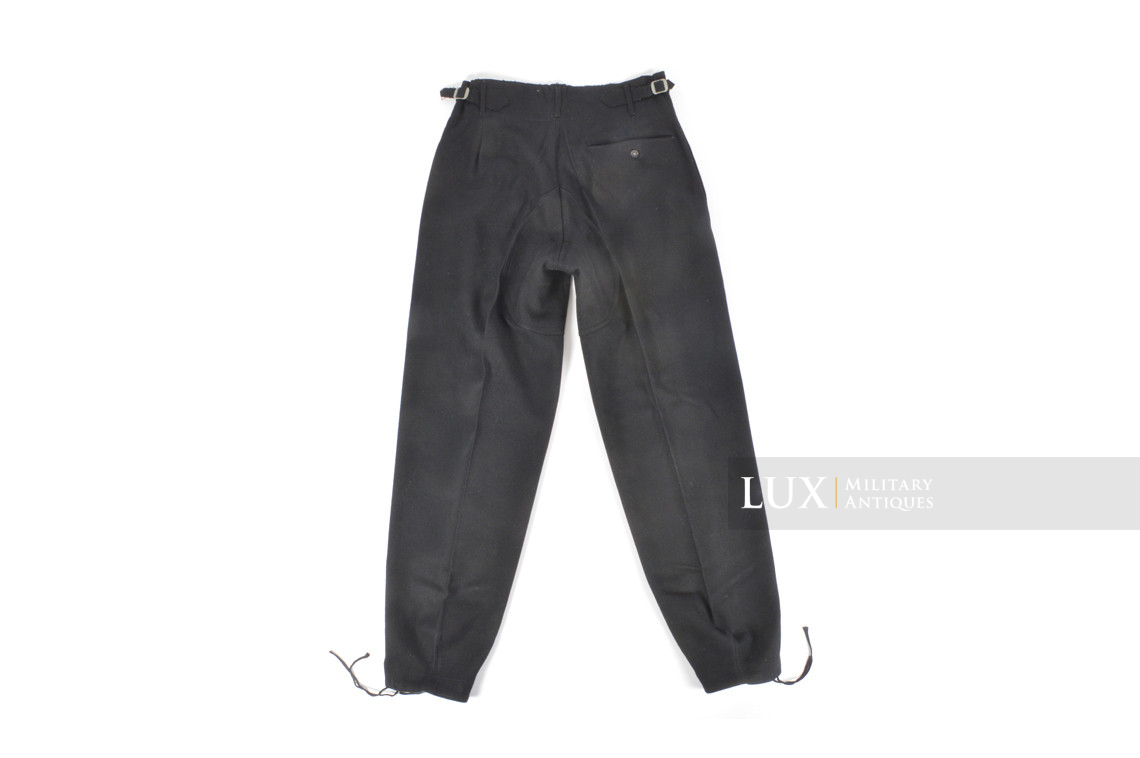 Rare pantalon Waffen-SS noir Panzer - Lux Military Antiques - photo 30