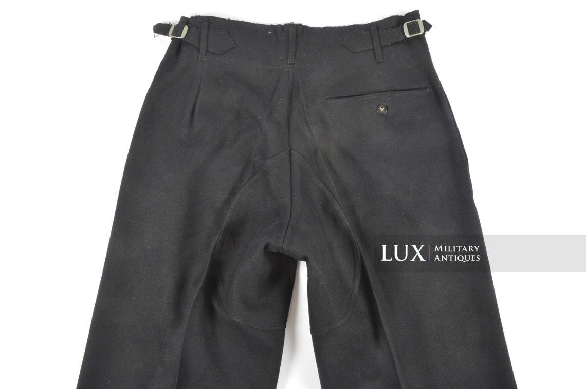 Rare pantalon Waffen-SS noir Panzer - Lux Military Antiques - photo 31