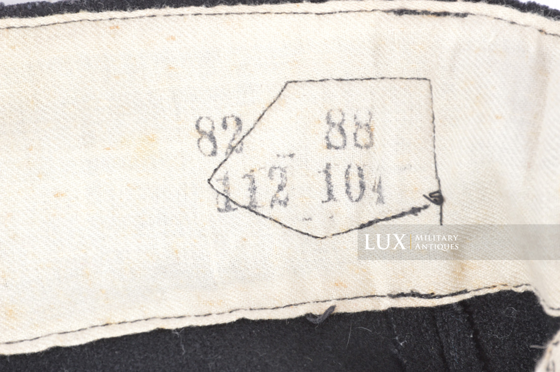 Rare pantalon Waffen-SS noir Panzer - Lux Military Antiques - photo 38