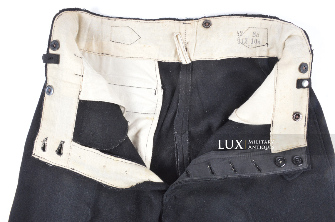 Rare pantalon Waffen-SS noir Panzer - Lux Military Antiques - photo 39