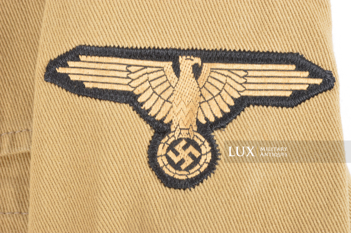 Choice unissued Waffen-SS tropical service tunic and trousers, « depot piece » - photo 17