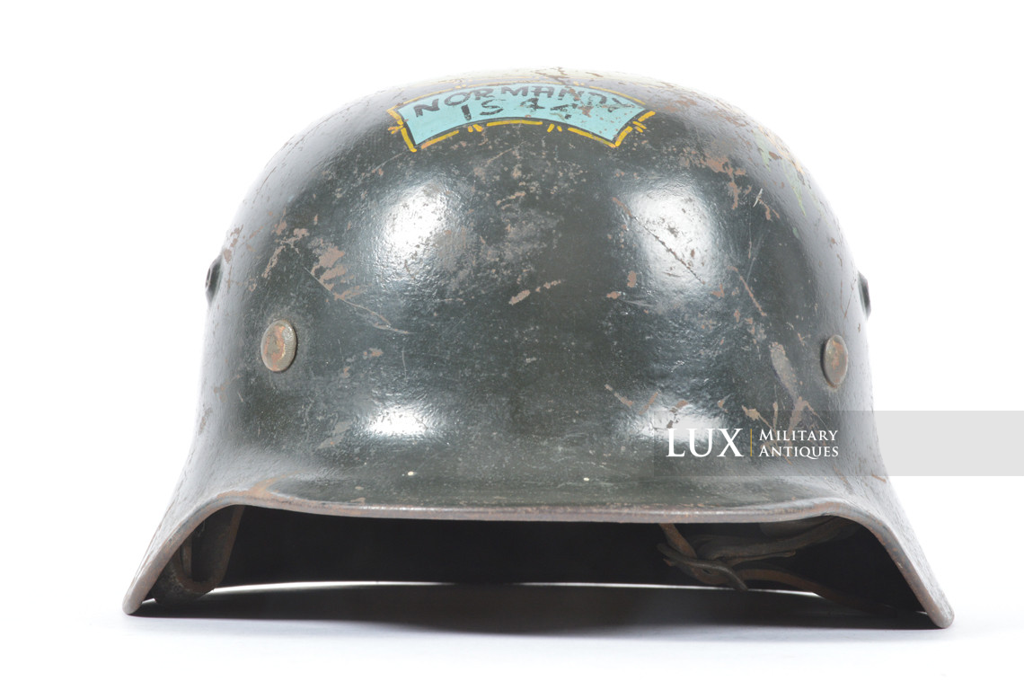 Casque M40 Heer décoré par un GI’s, « Normandy 1944 » - photo 10