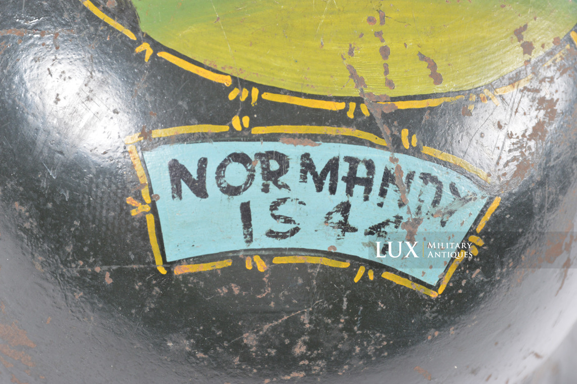 M40 captured German « Normandy 1944 » US Veteran art helmet, « untouched / as-found » - photo 22