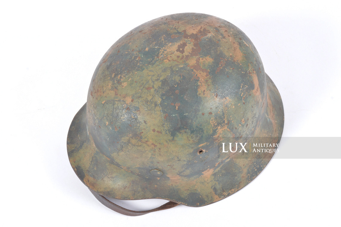 Casque M35 Luftwaffe camouflé trois tons atypique, « SE64 » - photo 14