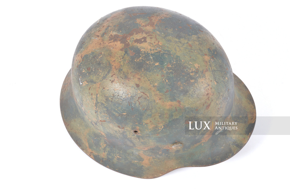 Casque M35 Luftwaffe camouflé trois tons atypique, « SE64 » - photo 15