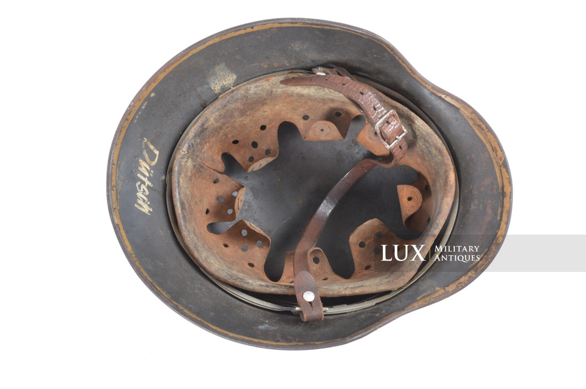 Casque M35 Luftwaffe camouflé trois tons atypique, « SE64 » - photo 48