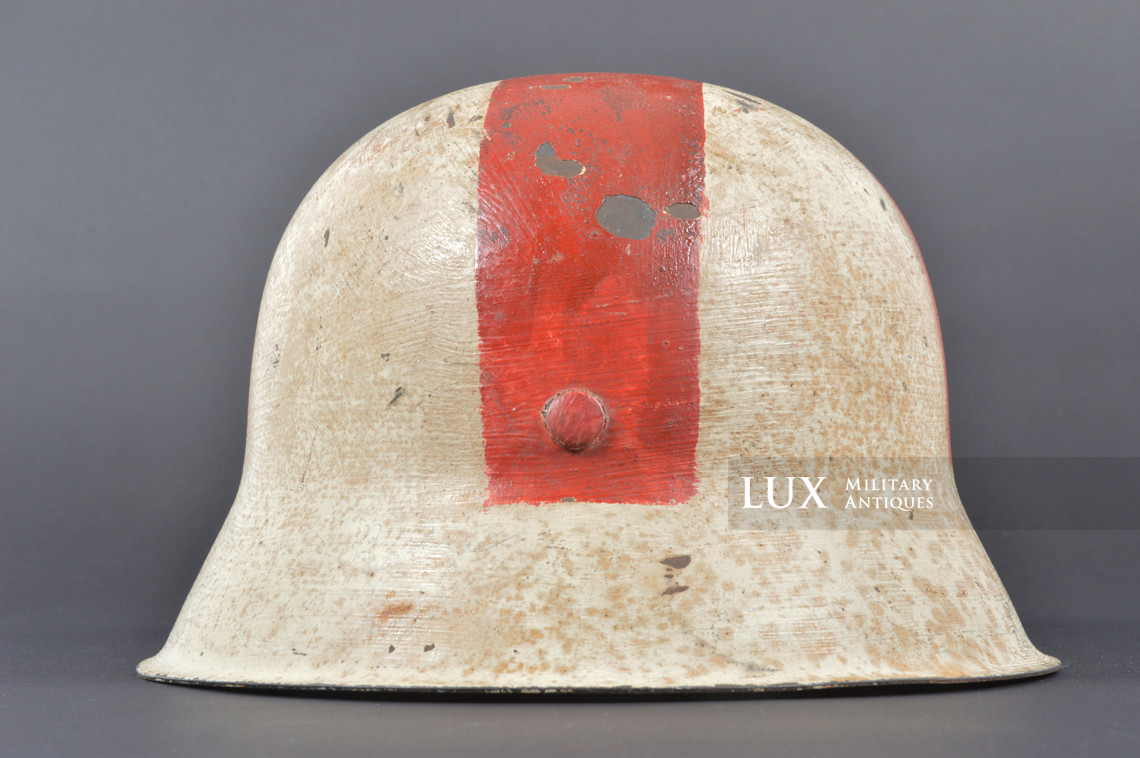 Rare M42 Heer combat medics helmet, « NS62 » - photo 13