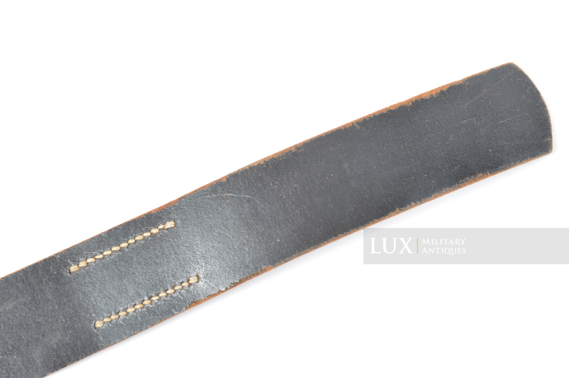 Late-war Heer / Waffen-SS leather belt, « FRANZ BREHME 1943 » - photo 9