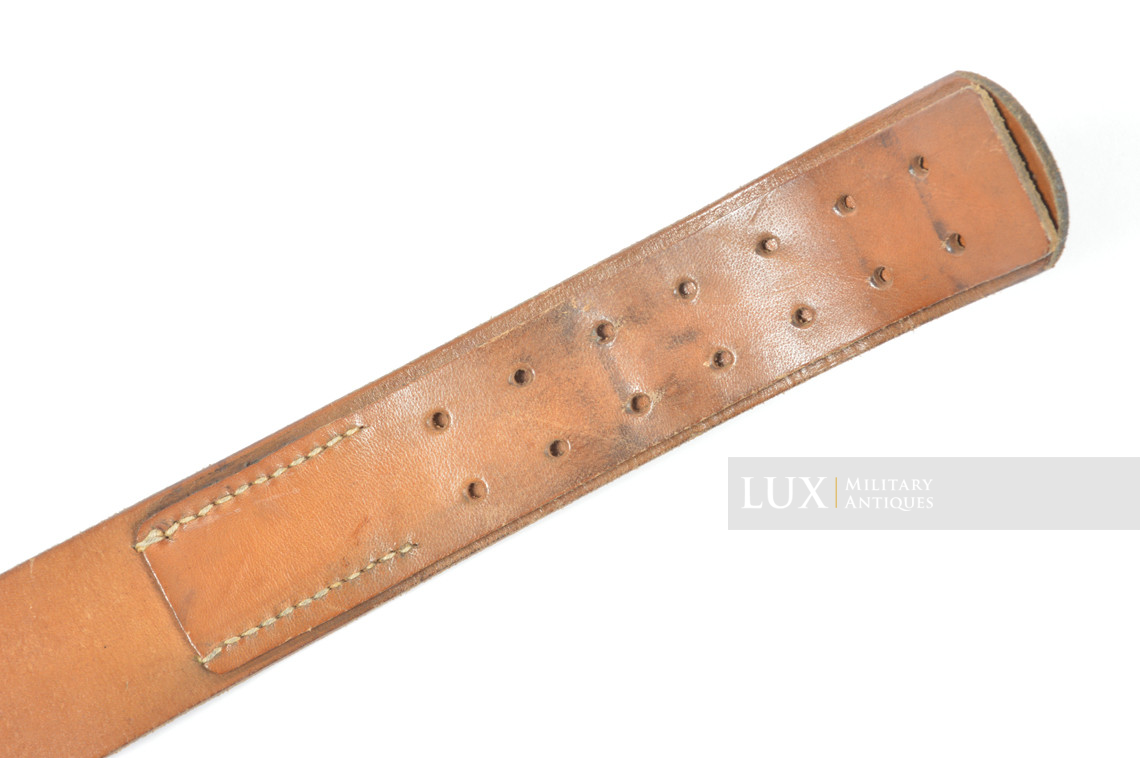 Mid-war German Luftwaffe combat service leather belt - photo 14