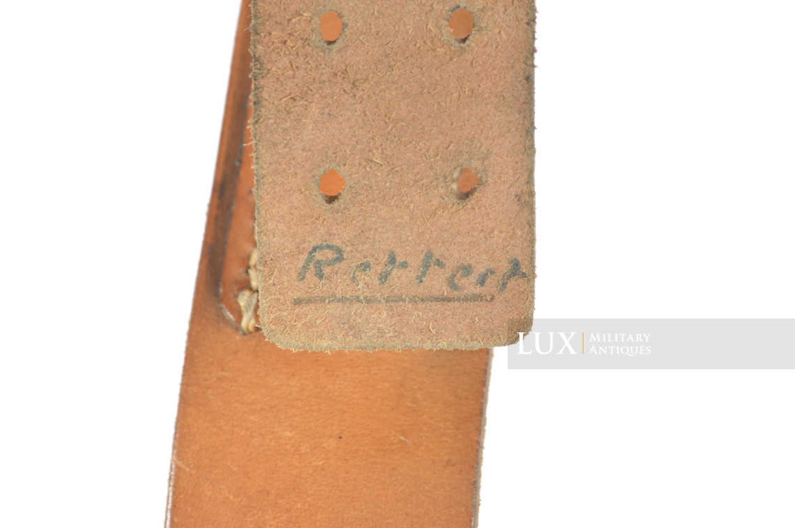 Mid-war German Luftwaffe combat service leather belt - photo 17