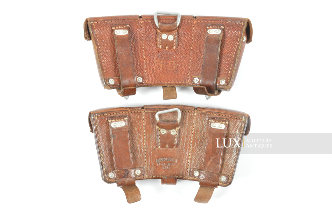 Pair of early German k98 ammunition pouches - photo 7