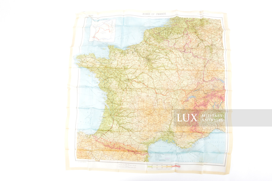 U.S. zones of France silk escape map - photo 7