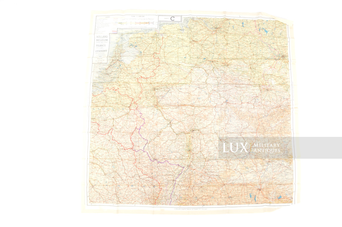 Silk map « Sheet C&D » France Germany Holland Belgium - photo 7