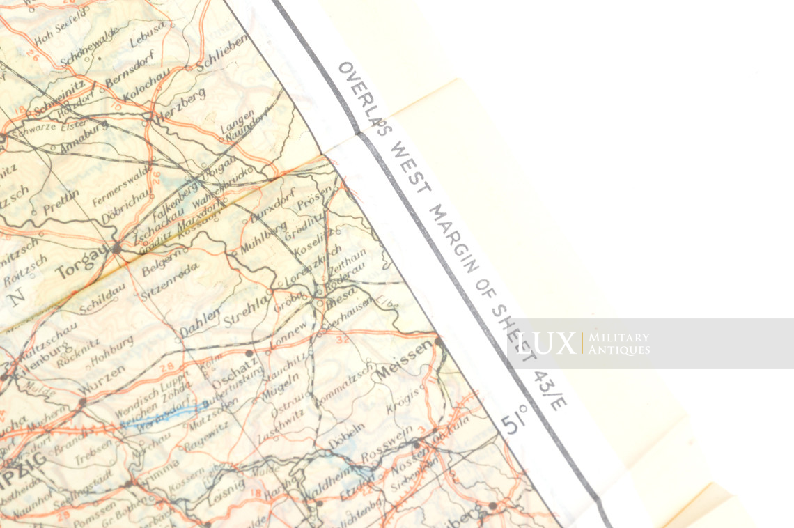 Silk map « Sheet C&D » France Germany Holland Belgium - photo 11
