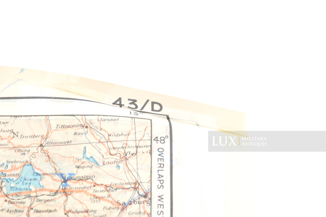 Silk map « Sheet C&D » France Germany Holland Belgium - photo 15