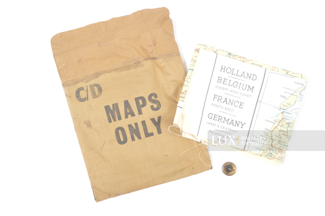 Ensemble carte en soie US « Sheet C&D », France Germany Holland Belgium - photo 8