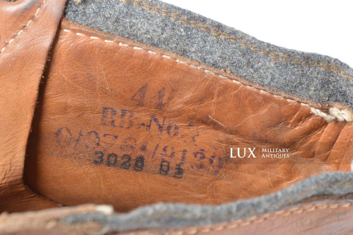 Unissued German mountain trooper's ankle boots, « Gebirgsjäger » - photo 18