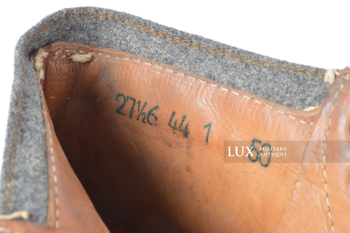 Unissued German mountain trooper's ankle boots, « Gebirgsjäger » - photo 19