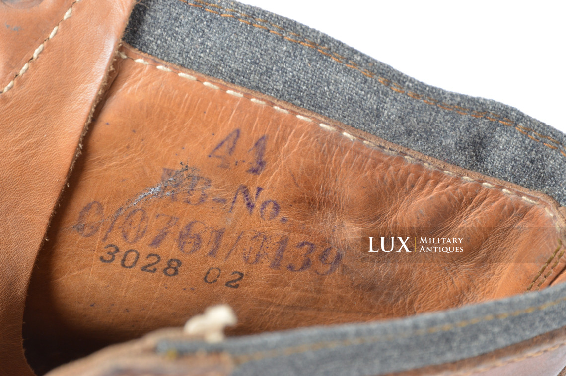 Unissued German mountain trooper's ankle boots, « Gebirgsjäger » - photo 32