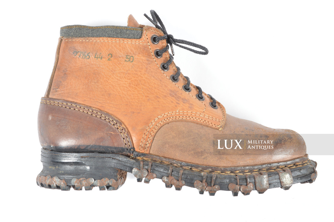 Unissued German mountain trooper's ankle boots, « Gebirgsjäger » - photo 8