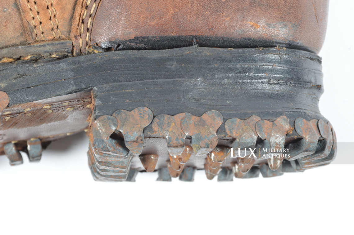 Unissued German mountain trooper's ankle boots, « Gebirgsjäger » - photo 13