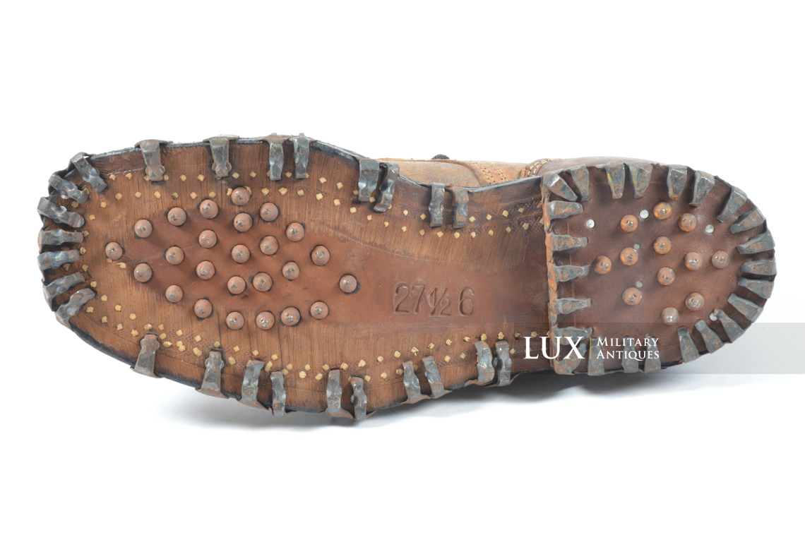 Unissued German mountain trooper's ankle boots, « Gebirgsjäger » - photo 14