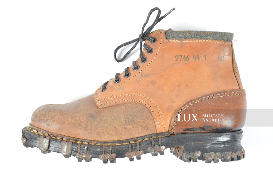 Unissued German mountain trooper's ankle boots, « Gebirgsjäger » - photo 20