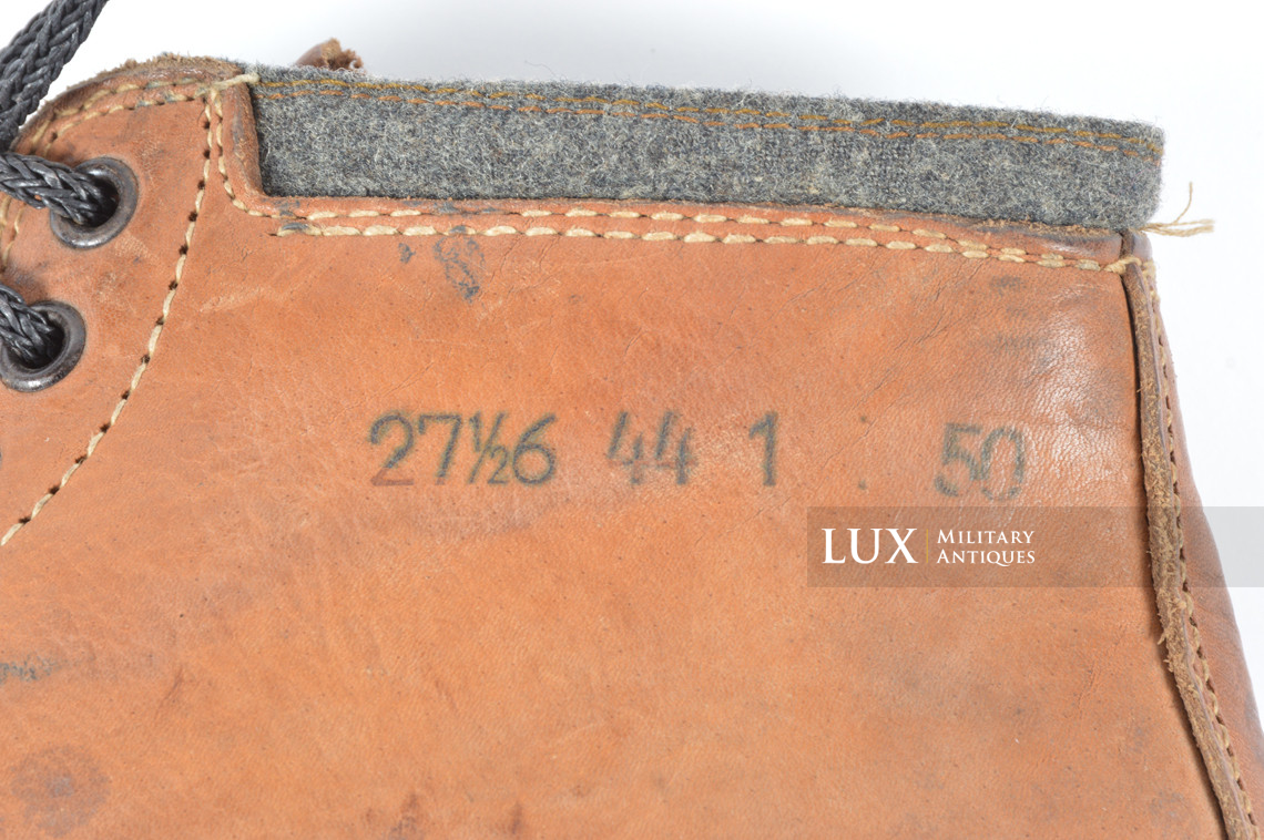 Unissued German mountain trooper's ankle boots, « Gebirgsjäger » - photo 21
