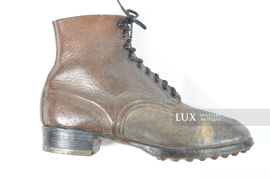 Early-war German low ankle combat boots, « 1941 » - photo 8